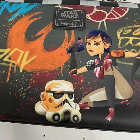 Loungefly Star Wars Sabine Spray Paint Handbag - Picture 5 of 7